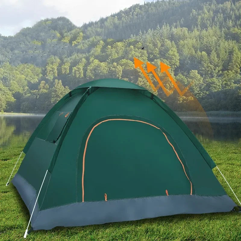 2-3 Person Waterproof Outdoor Pop Up Tent Instant Setup UV Protection