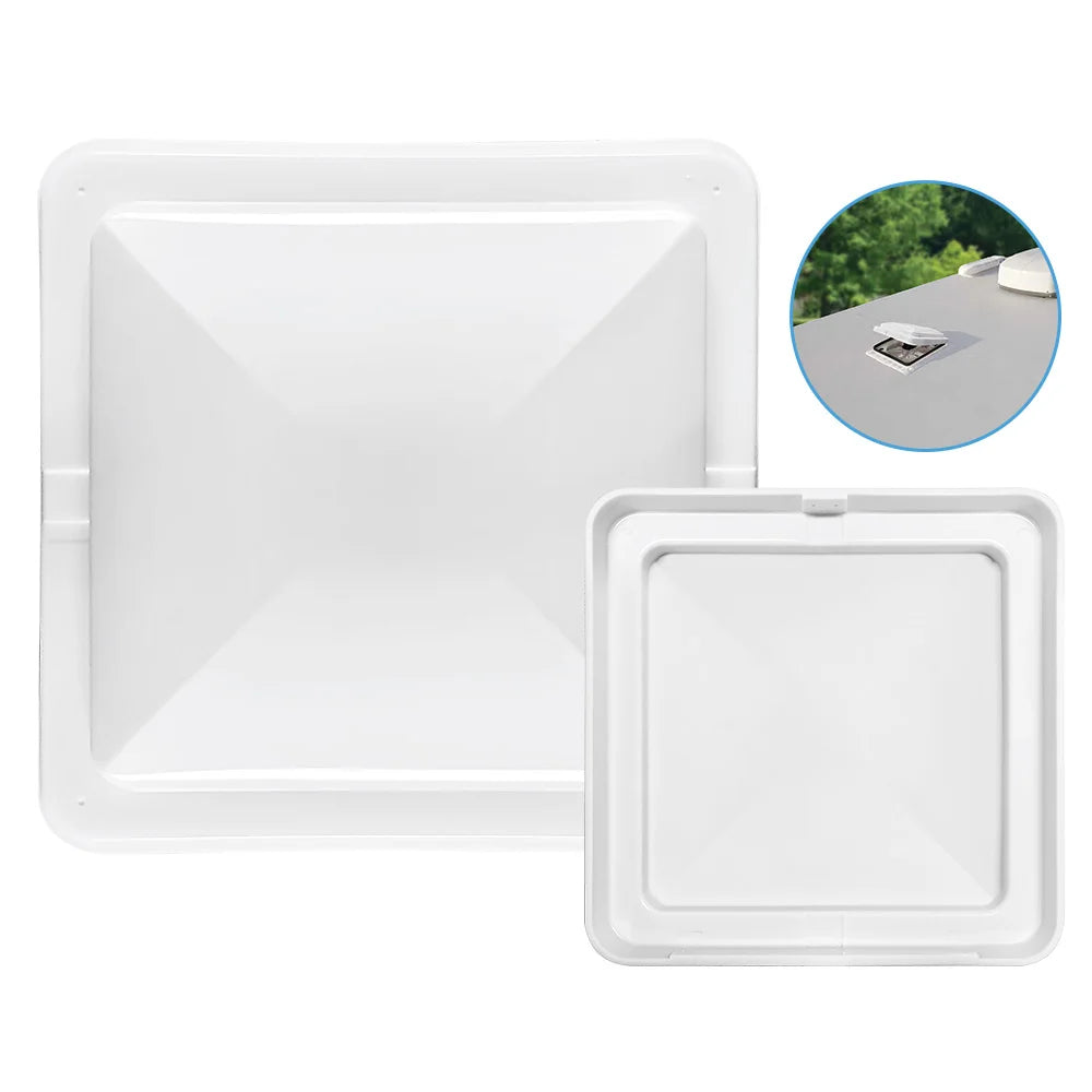 Universal RV Roof Vent Lid Replacement Impact-Resistant 14 Inch Cover
