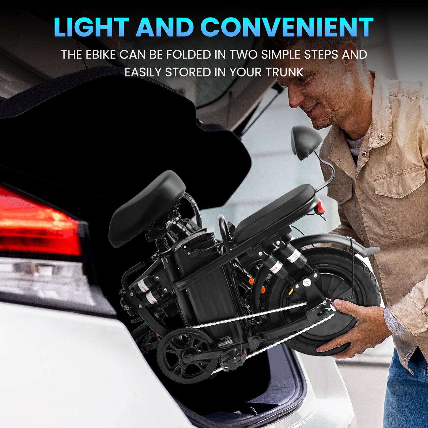 Ljustra A9 Electric Bike 500W Motor 48V 15AH E-bike Fast Speed