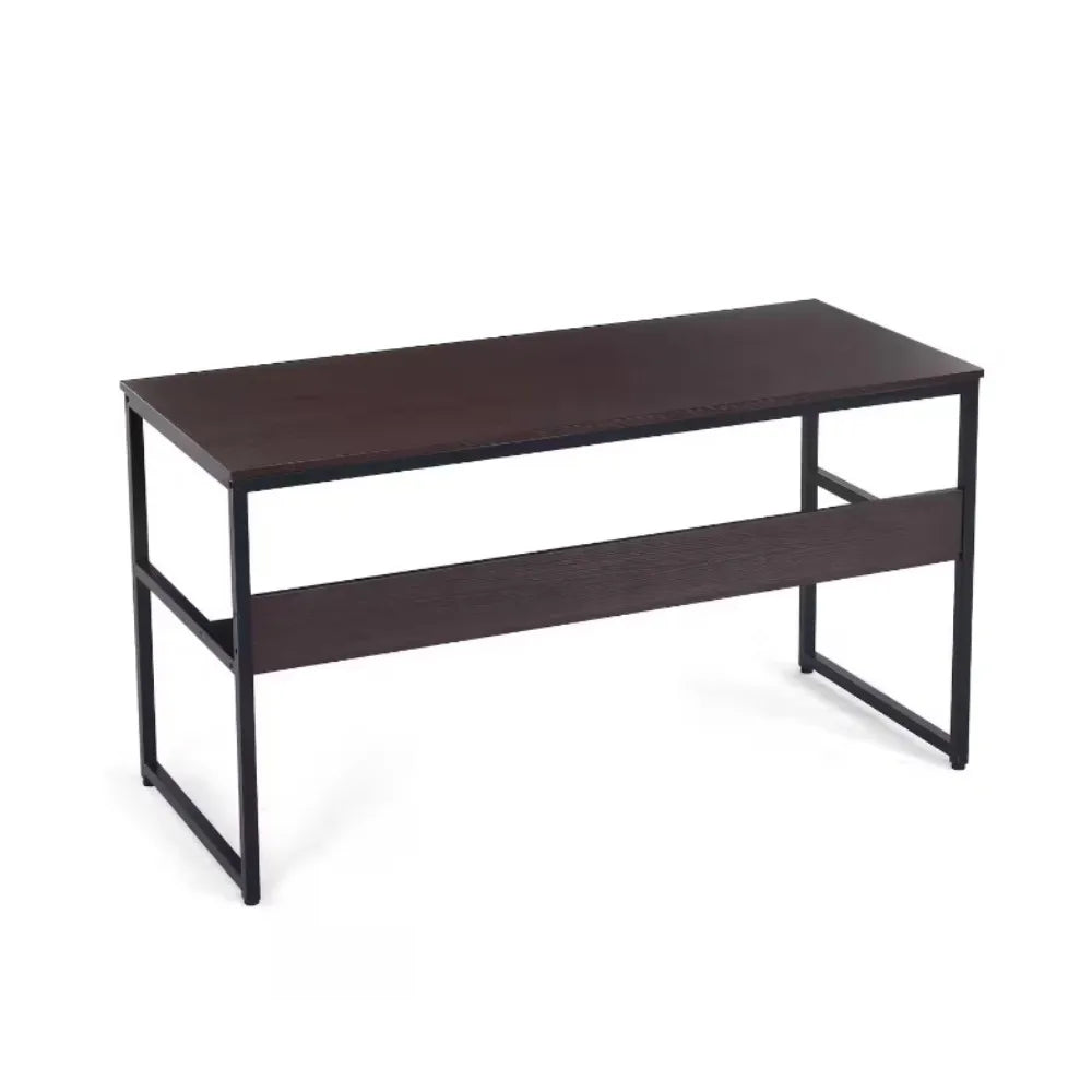 Ljustra 55 Inch Rectangle Wood Computer Desk with Bookshelf and Drawers