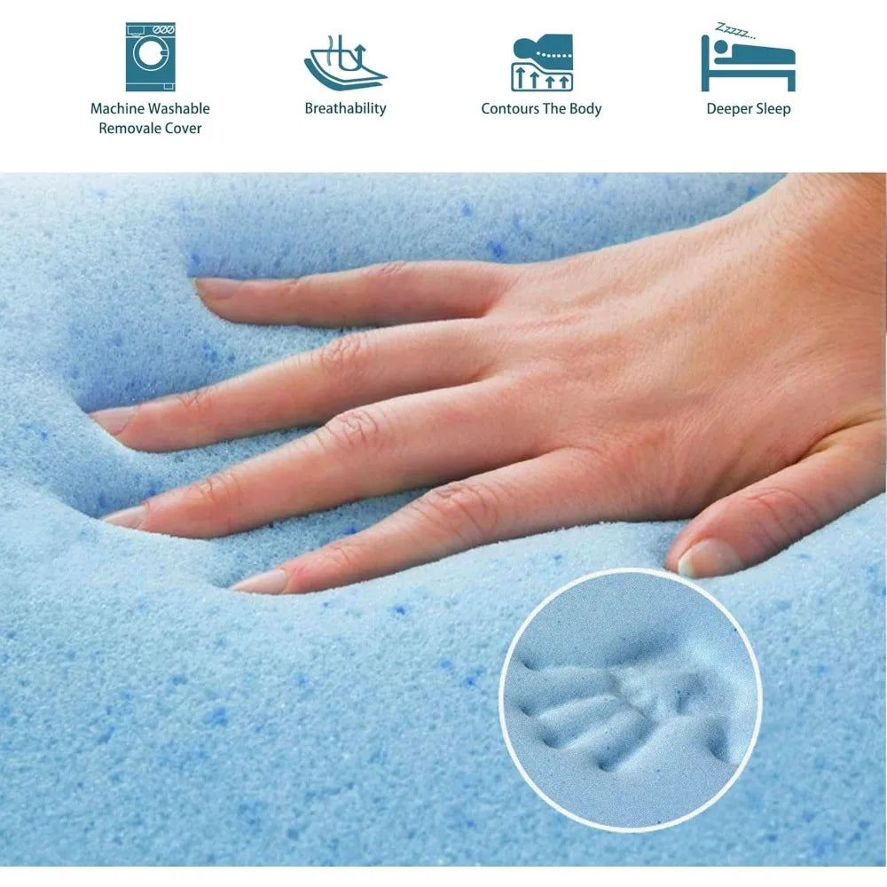 Ljustra 4.7 Inch Memory Foam Mattress Replacement Full Size Sofa Bed