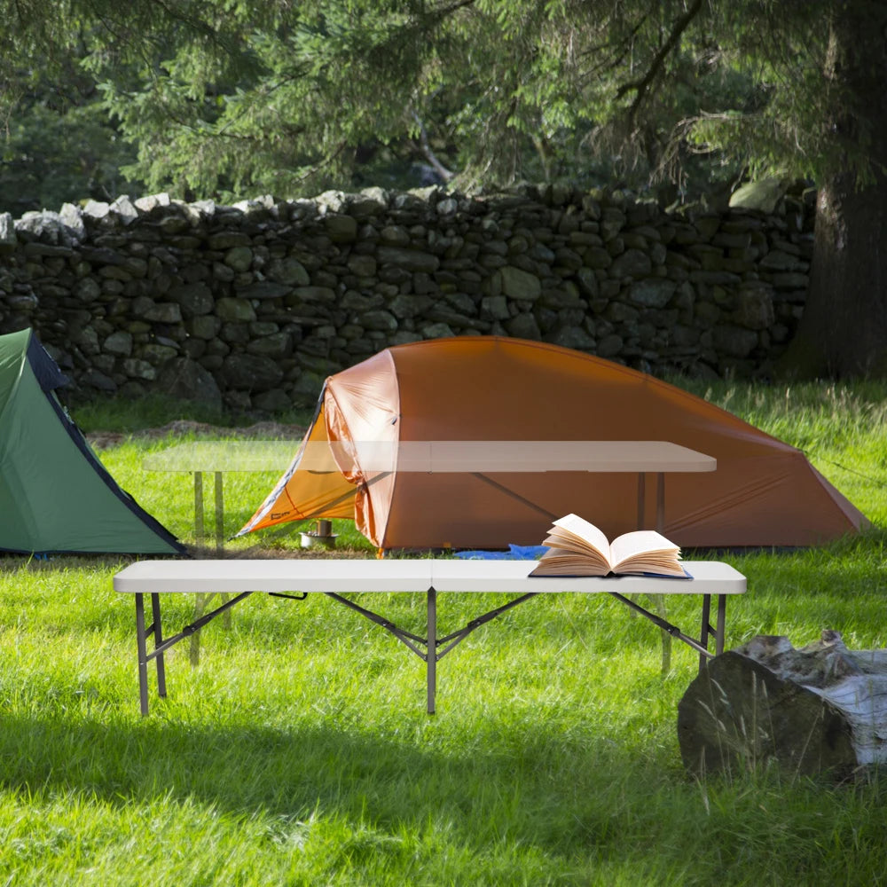 6FT Foldable Outdoor Bench Portable Picnic Camping Furniture