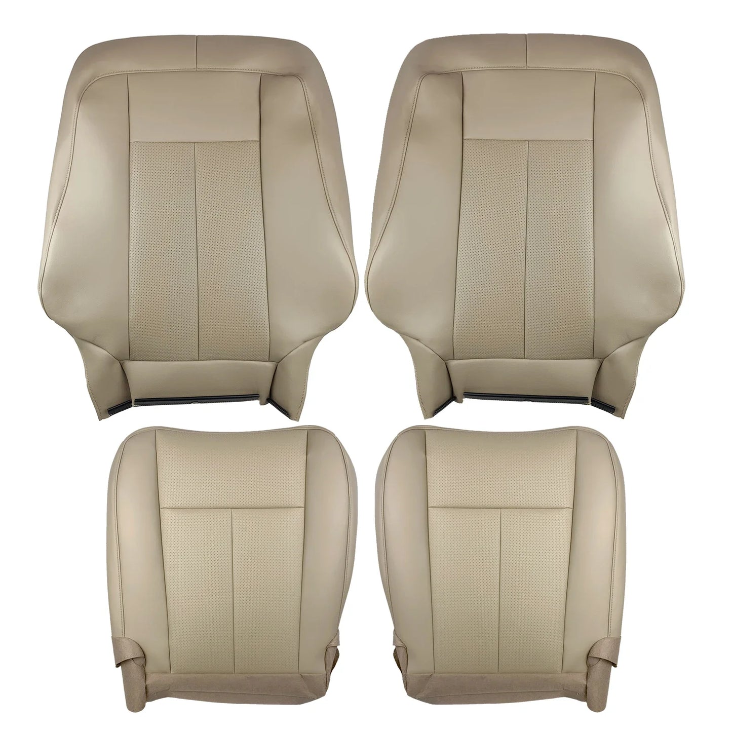 Ford Expedition Seat Covers 2007-2014 Tan Faux Leather Protection