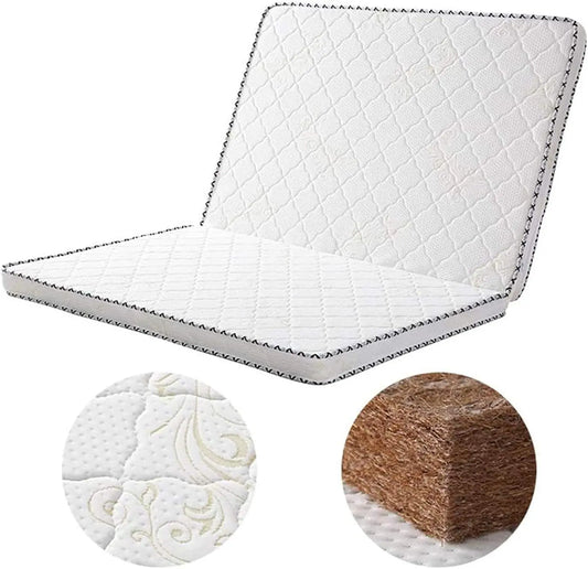 Ljustra Coir Mattress Coconut Palm Hypoallergenic Orthopedic Pad Folding Mat