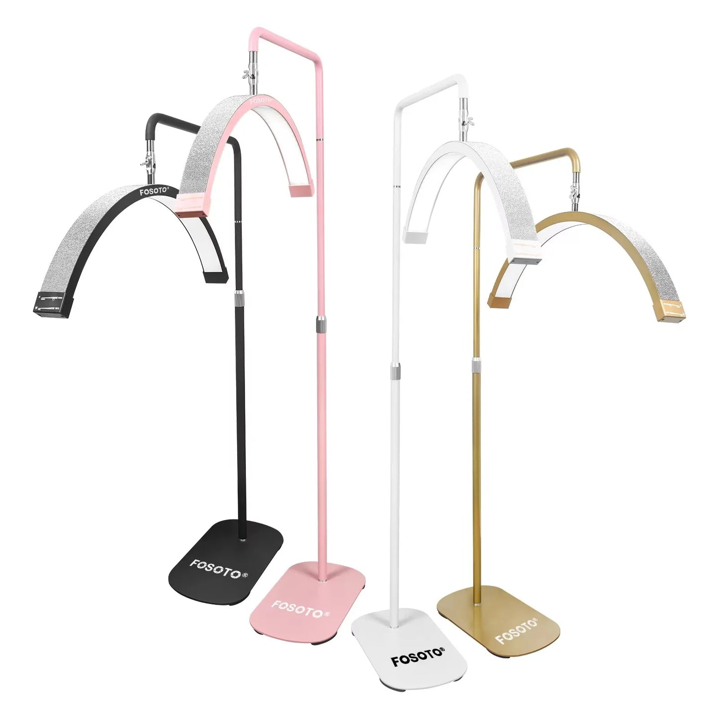 Fosoto Half-moon LED Video Light for Beauty Salon Tattoo Eyelash Work