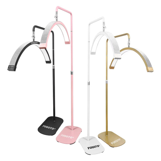 Fosoto Half-moon LED Video Light for Beauty Salon Tattoo Eyelash Work