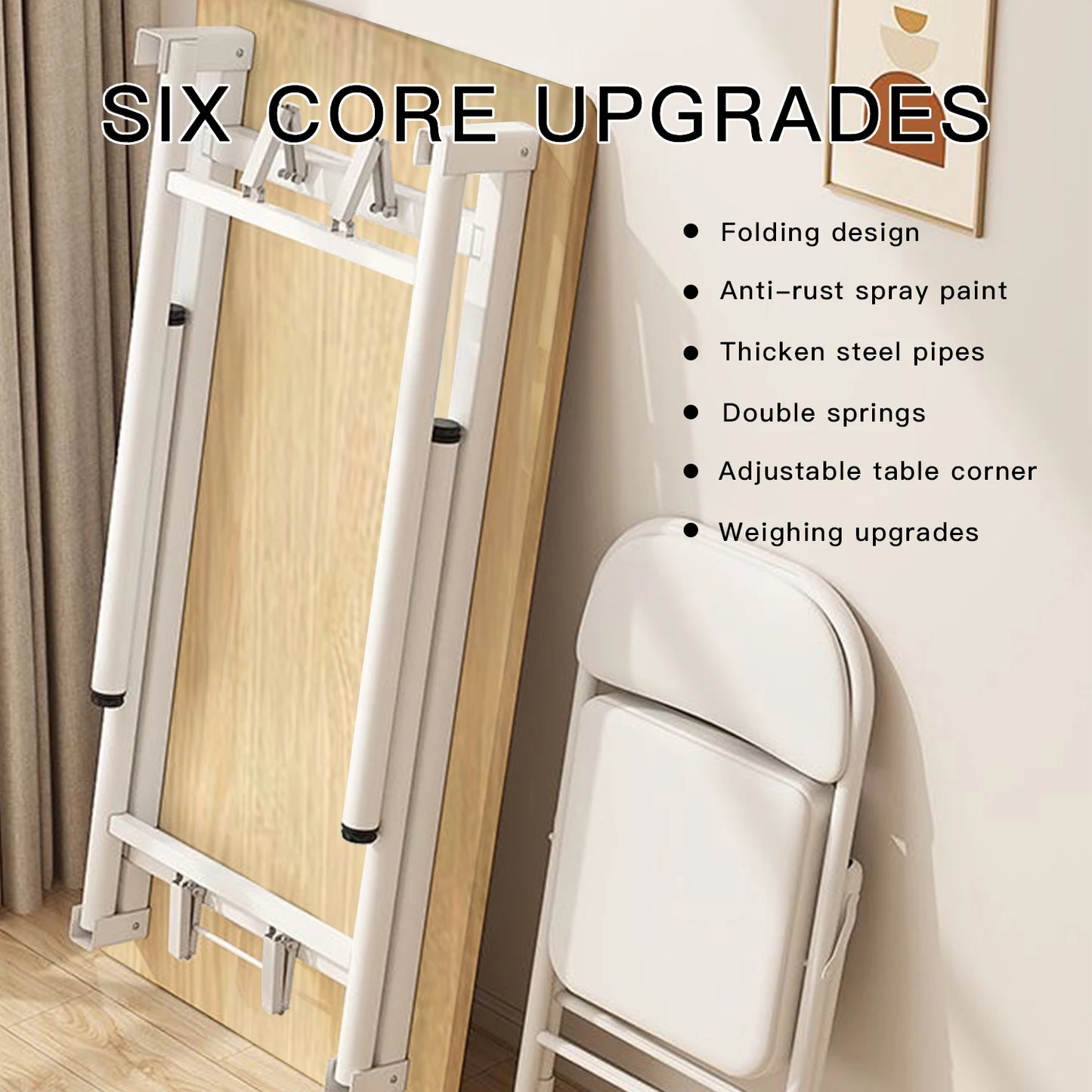 Computer Desk Folding Study Table No Assembly Required Home Office