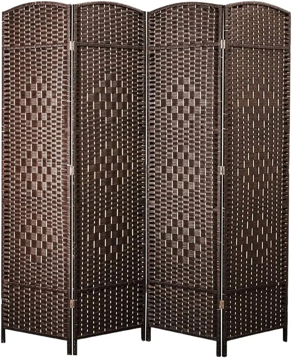 8 Panel Folding Room Divider Privacy Screen Extra Wide Partition
