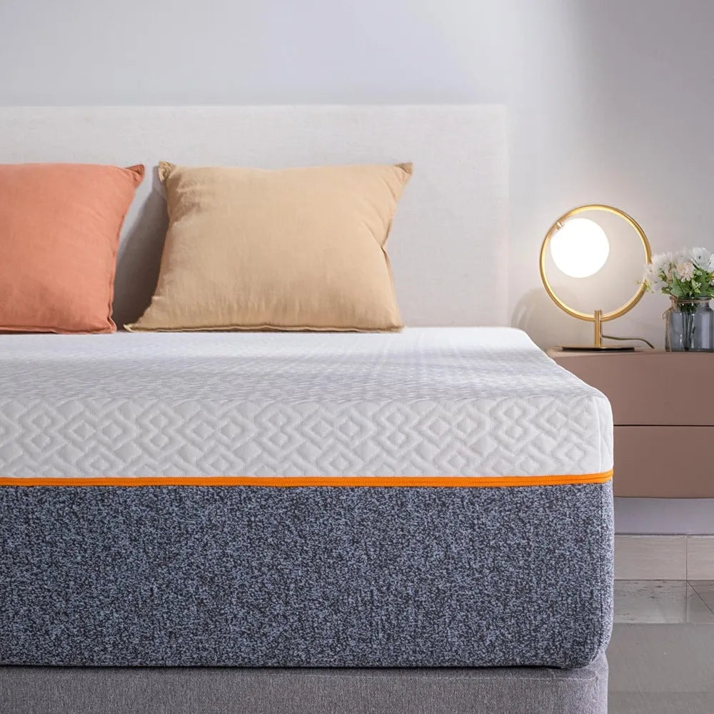 Ljustra 10 Inch Full Memory Foam Mattress Medium Firm Cooling Comfort