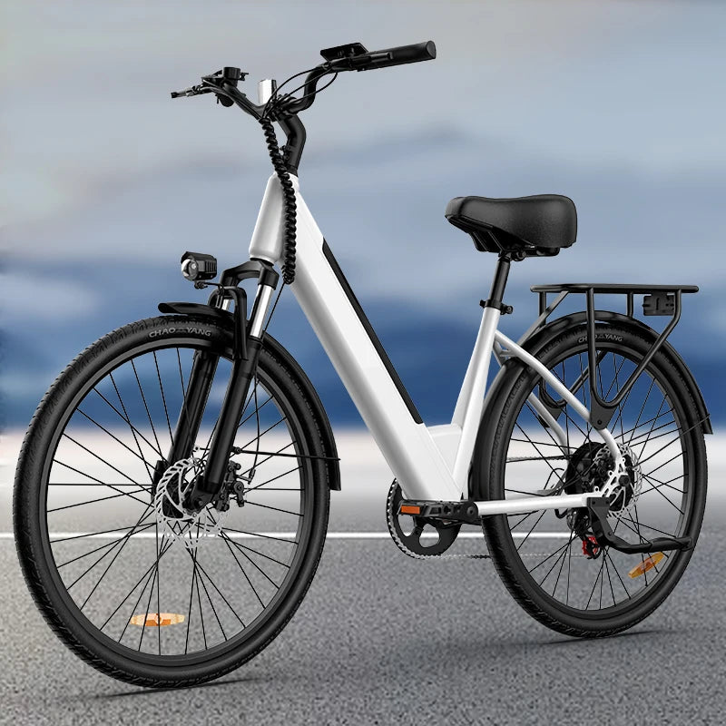 Peak 750W E26 Electric Bike 26" Commuter 48V 10.4Ah LCD Display 20MPH