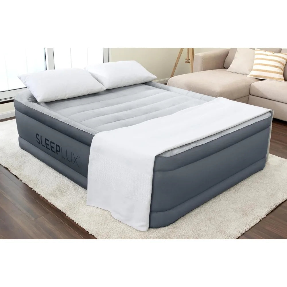 Ljustra Tough Guard Queen Air Mattress with Built-in Pump 22 Inch