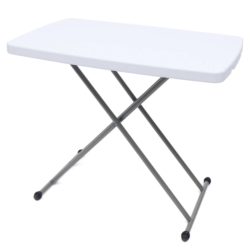 Ljustra Height Adjustable Folding Table Snack Desk Laptop Table
