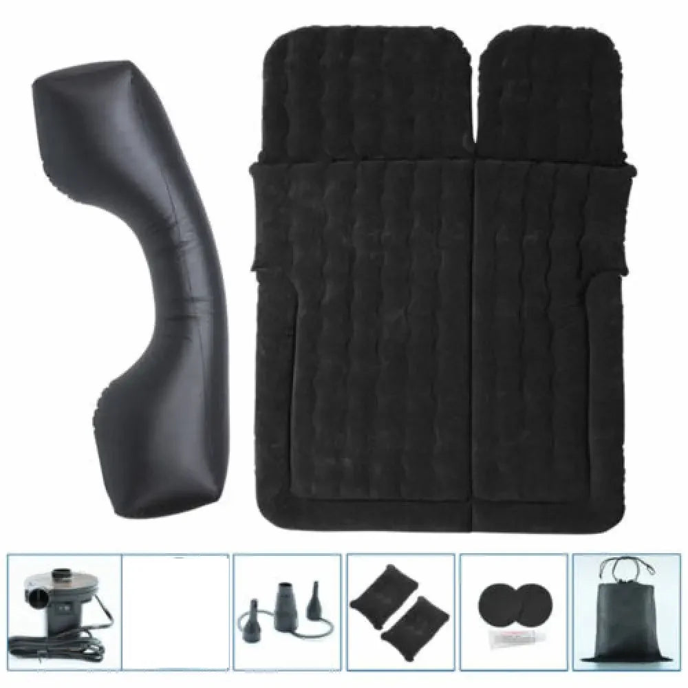 Portable SUV Travel Air Mattress Inflatable Car Camping Bed with Pillows
