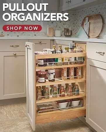 Tier Pullout Shelf Storage Organizer for Blind Corner Cabinets 18 Inch