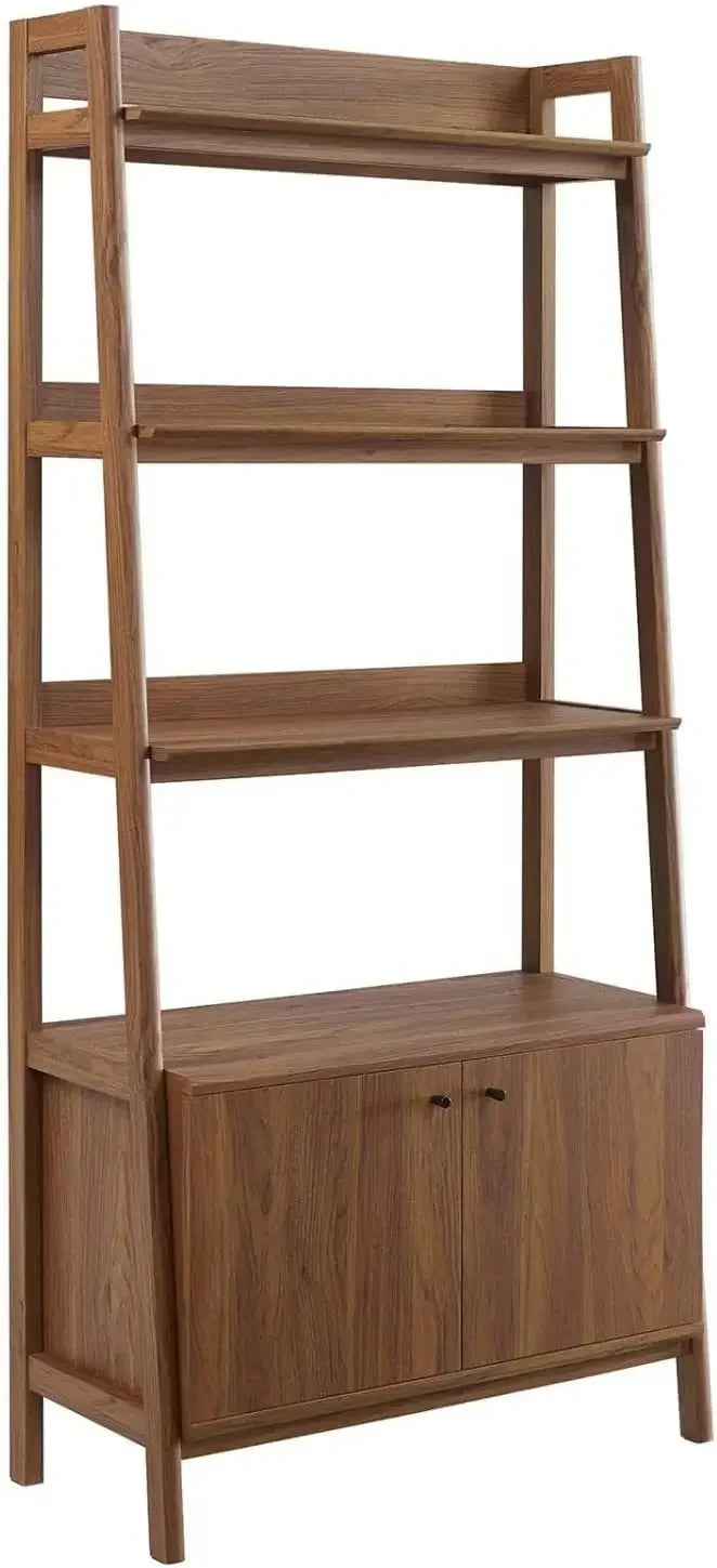 Bixby Home Office Desk Modern Mid Century Bookshelf Storage Display