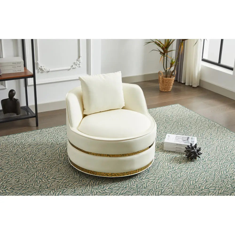 Swivel Chair 360 Degree Armchair Upholstered Accent Chair Living Room