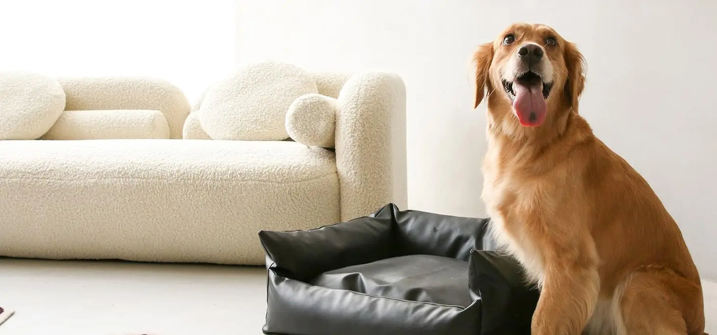 Cozy Wooden Indoor Dog House for Small Dogs and Cats with Air Vents