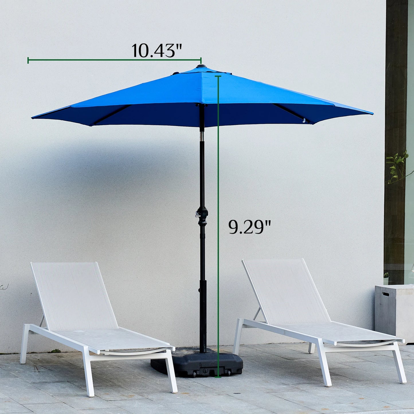 Ljustra Outdoor Patio Umbrella UV Protection Garden Umbrella for Pool