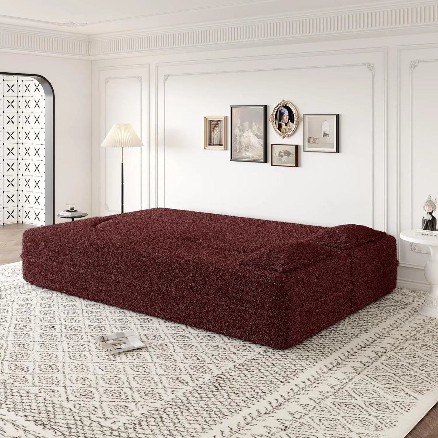 Ljustra Convertible Folding Sofa Bed Memory Foam Sleeper Couch