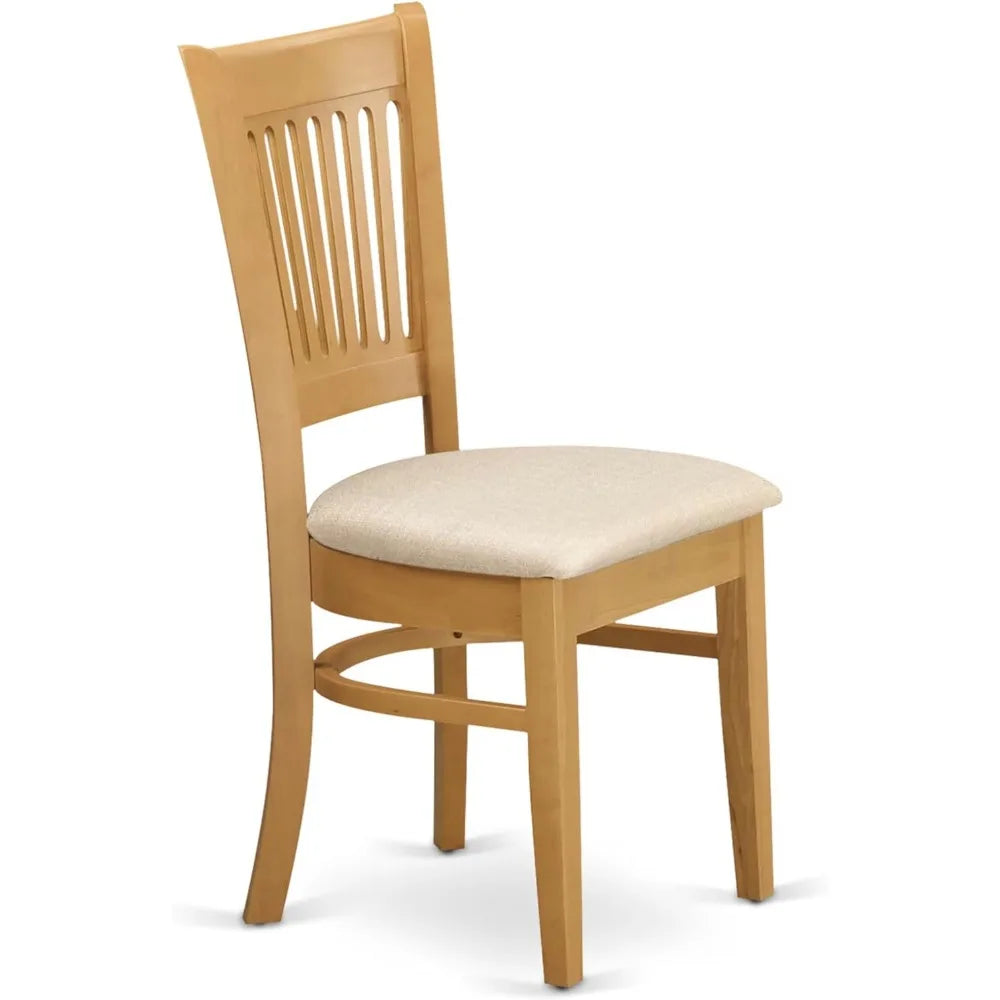 Ljustra 7 Piece Dining Table Set Rectangular Wooden Table 6 Chairs