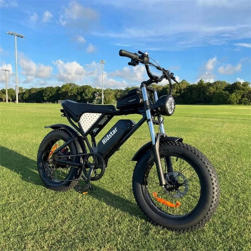 1000W Electric Bike 20 Inch Fat Tire 48V Removable Battery Fast Speed