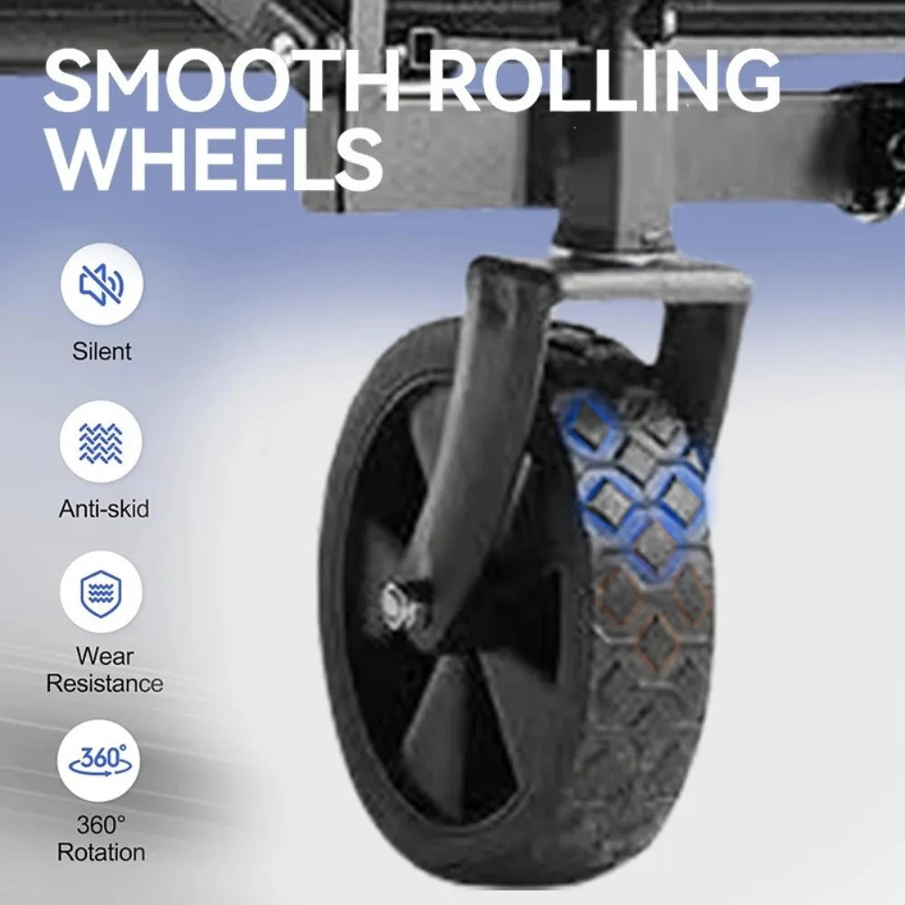 Heavy Duty Collapsible Wagon Cart All-Terrain Utility Cart for Storage