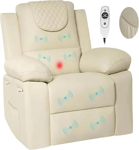 Recliner Chair Electric Adjustable Massage Living Room Chair for Adults