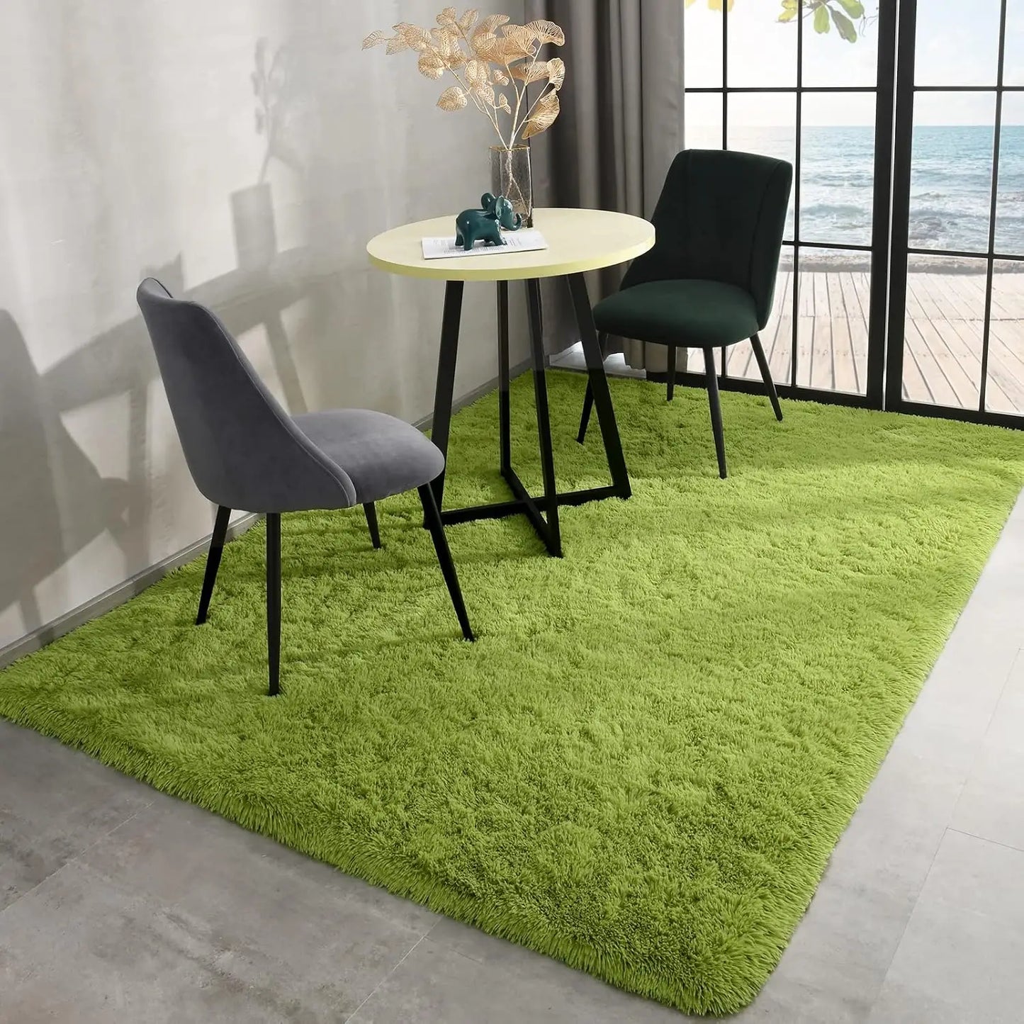 Fluffy Area Rugs for Bedroom Living Room Soft Fuzzy Non Slip Carpet