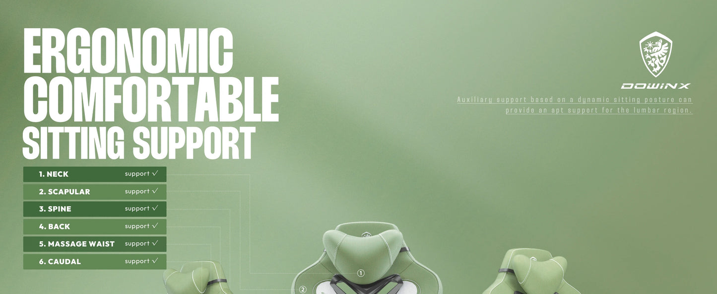 Ljustra Gaming Chair with Footrest Big Tall Adult PC Gamer Chair