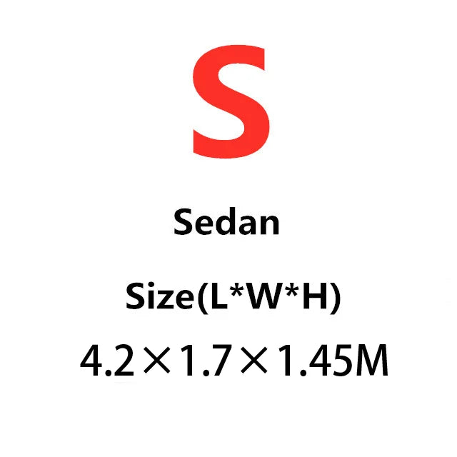 Ljustra Car Cover Outdoor Sun Protection UV Dust Heat Insulation 4 Seasons