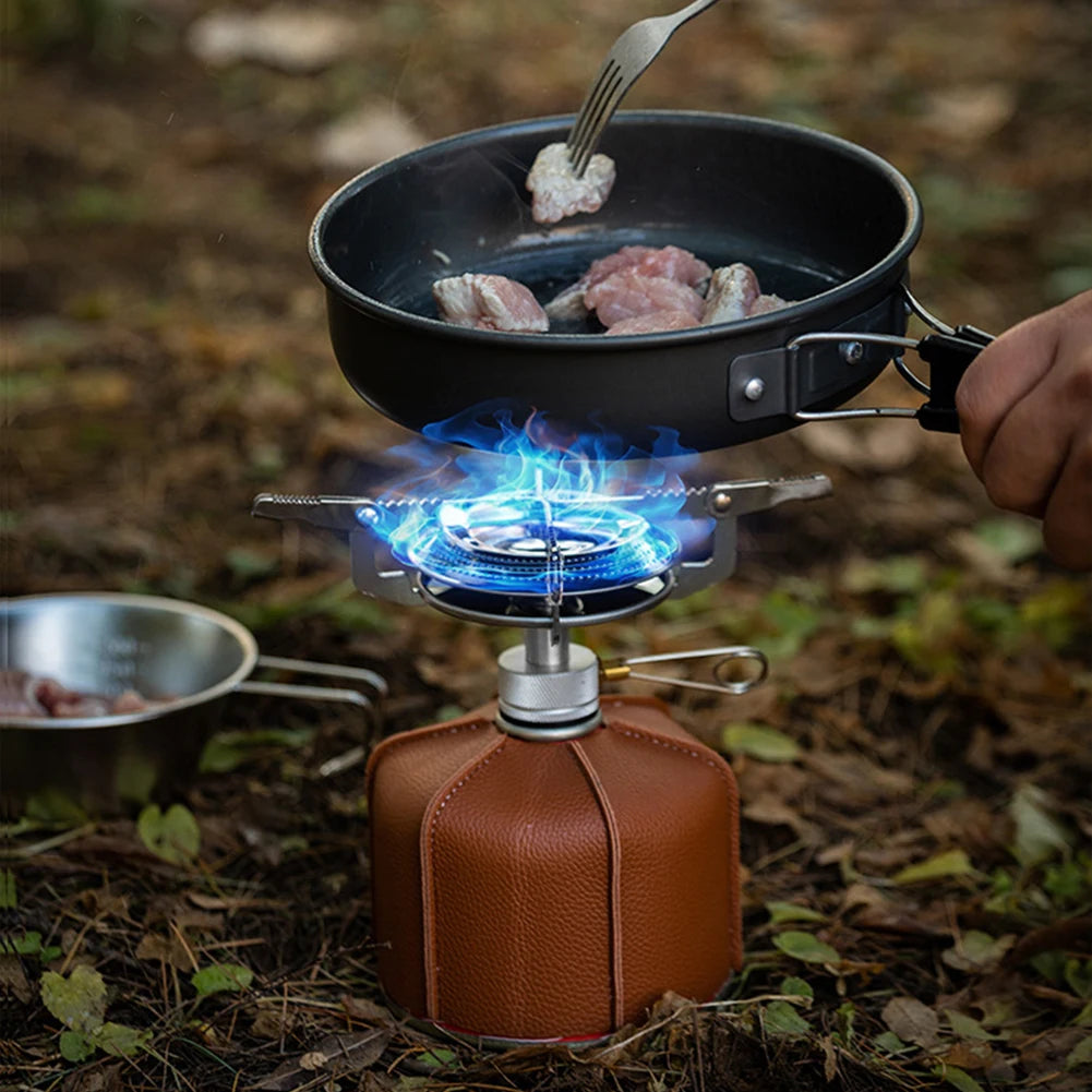 Portable Outdoor Camping Gas Stove Lightweight Adjustable Flame Hiking