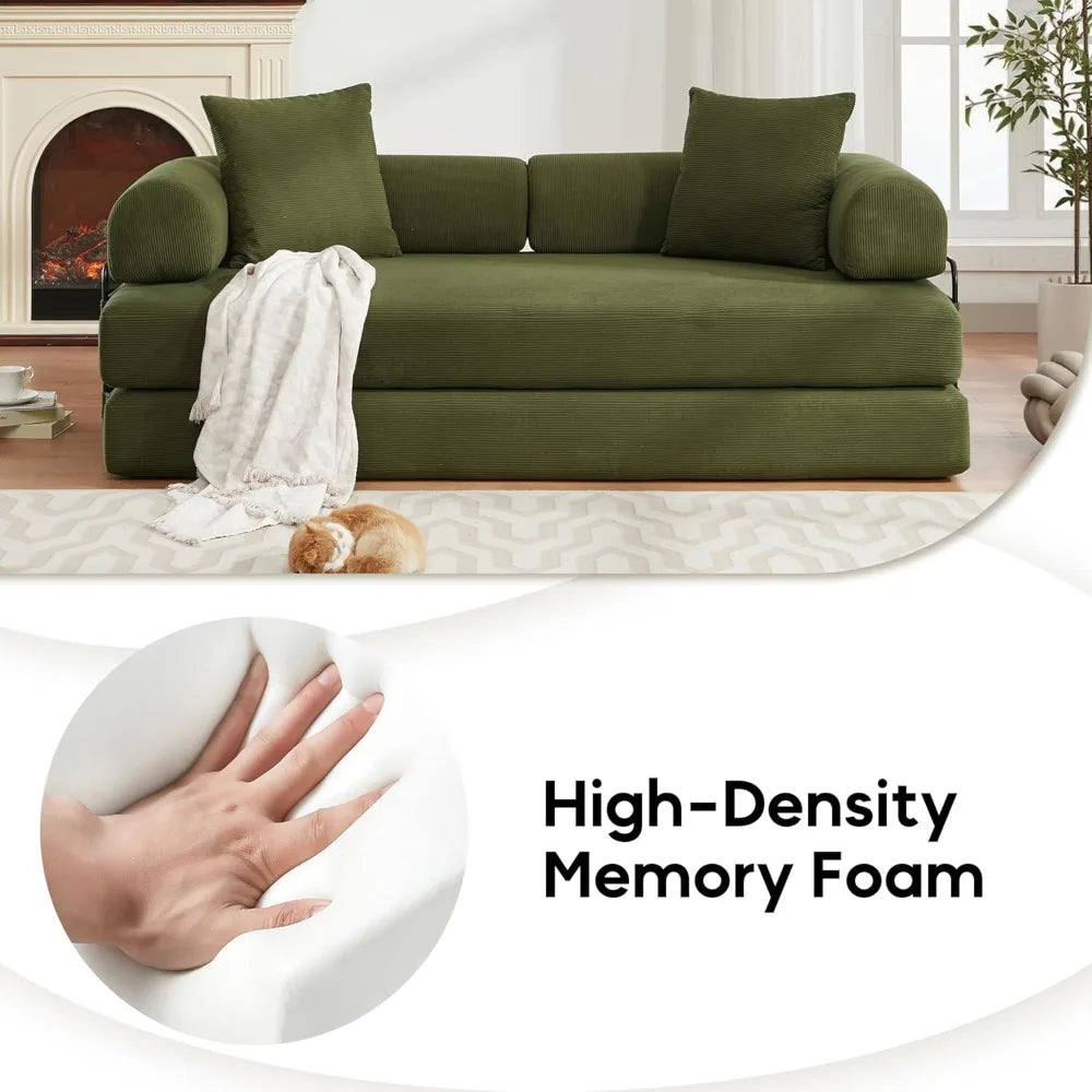 Ljustra Convertible Sleeper Sofa Bed Folding Couch Lounge Bed