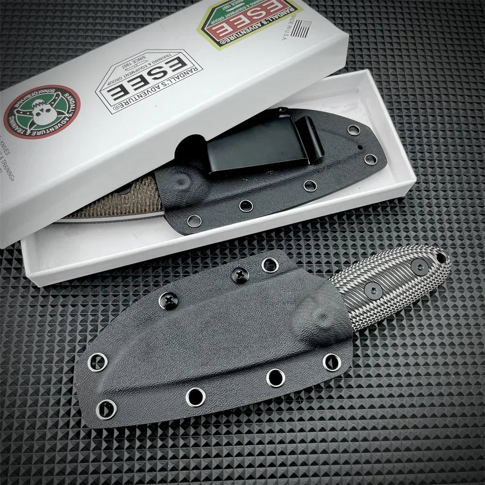 ESEE Sencillo Fixed Blade Knife D2 Steel G10 Handle Tactical Outdoor EDC