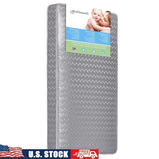 Ljustra Superior Slumber 6 Inch Innerspring Crib Mattress Waterproof Hypoallergenic