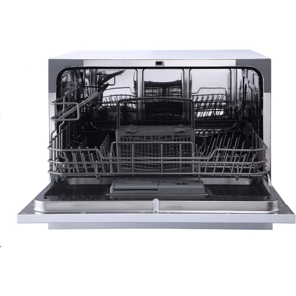 Ljustra Energy Star Countertop Dishwasher with Delay Start and LED White