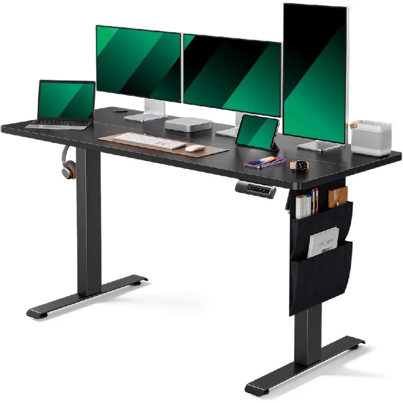 Ljustra Adjustable Electric Standing Desk 55x24 Inch Home Office Desk