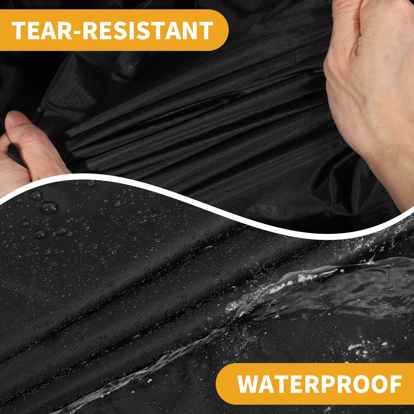 All Weather Car Cover for Ford Ranger Black 190T-Pu with Zipper