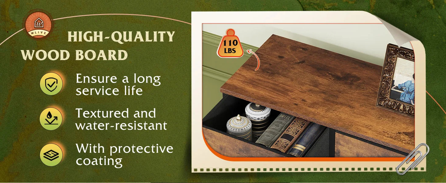 7 Drawer Dresser TV Stand Media Console Table for TVs up to 45 Inch