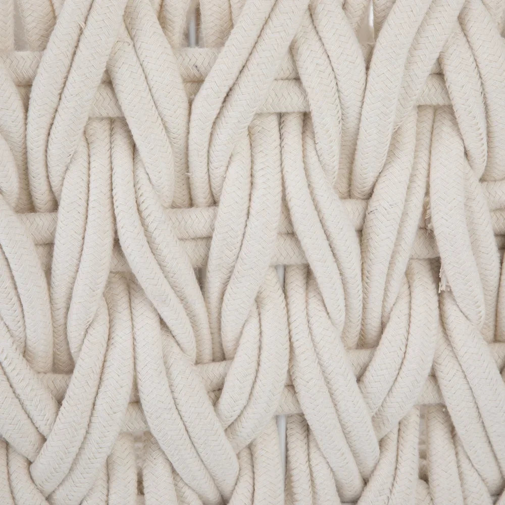 Medium Woven Rope Storage Basket Handwoven Bohemian Home Decor