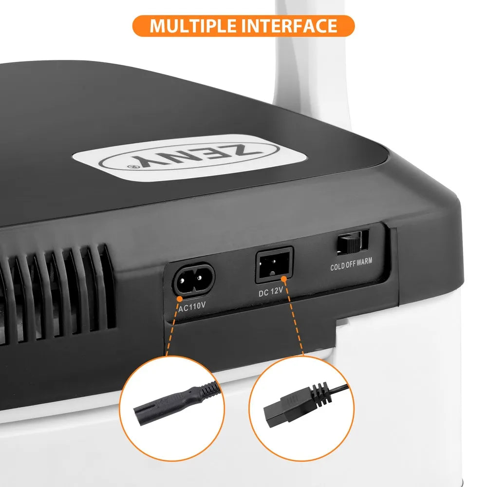 Car Fridge Electric Cooler Warmer 12V AC DC Portable 29L for Travel