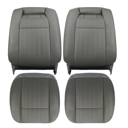 1994-1996 Chevrolet Impala SS Seat Covers Microfiber Leather Grey