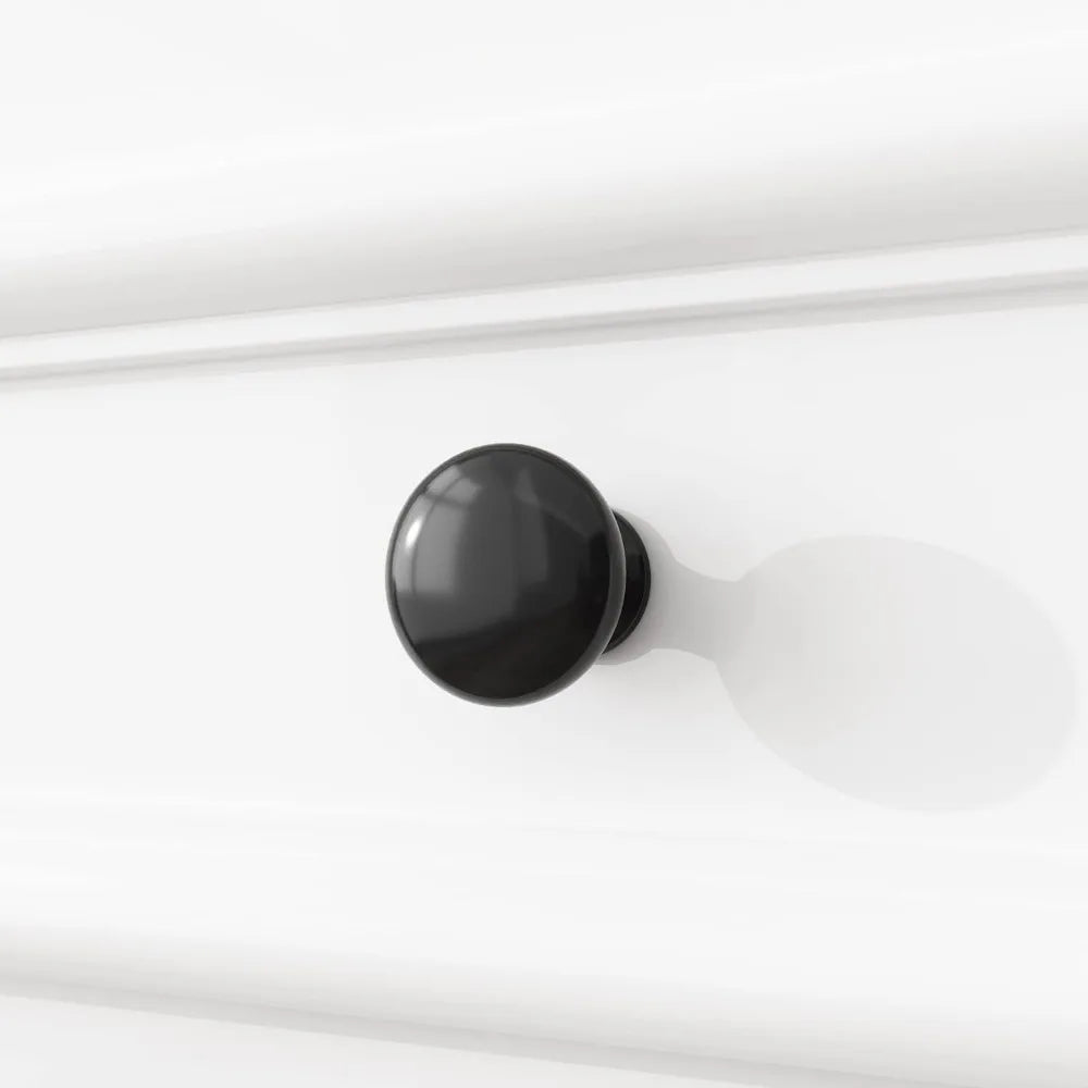 Large Kitchen Pantry Storage Cabinet Freestanding Cupboard with Glass Doors