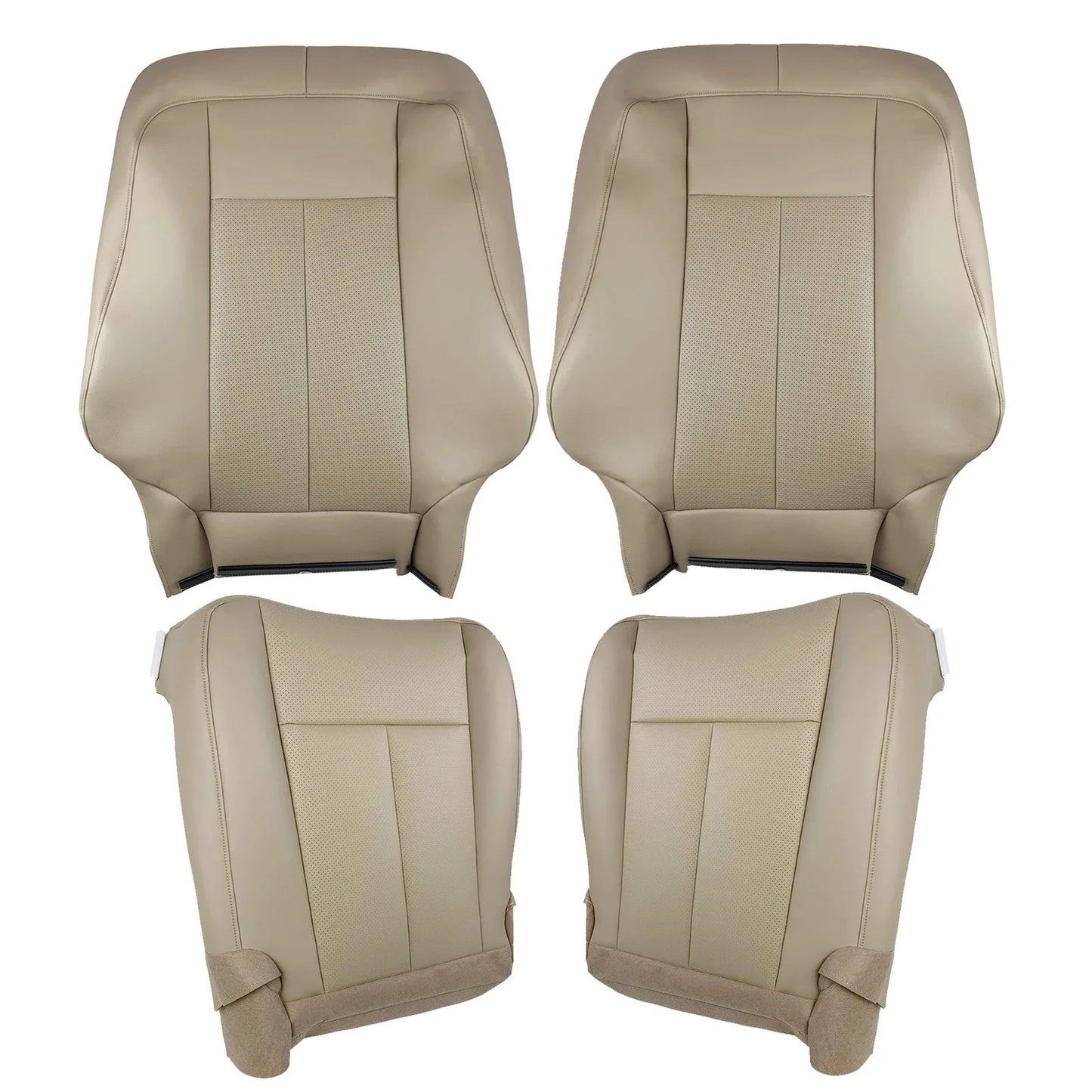 Ford Expedition Seat Covers 2007-2014 Tan Faux Leather Protection
