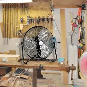 High Velocity 20" Floor Fan 4600 CFM 3-Speed Heavy Duty Metal Fan