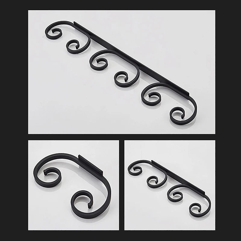 Wall-mounted Wine Glass Holder Space Aluminum Creative Goblet Storage Rack