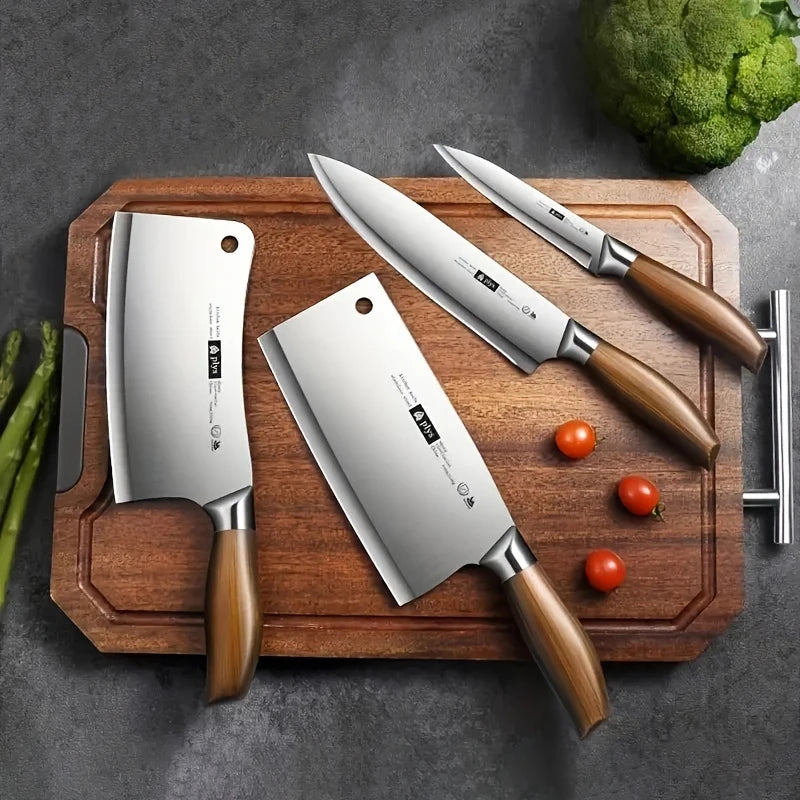 Professional Kitchen Knife Set 4-Piece Multi-Purpose Chef Knives