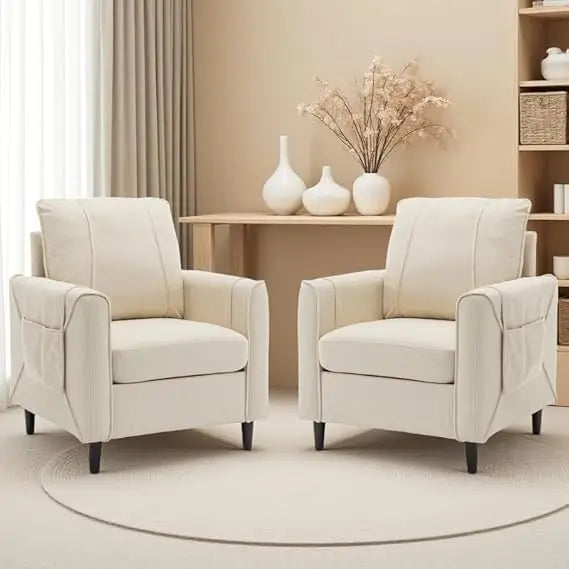 Accent Chair Mid-Century Modern Upholstered Armchair Living Room Chair