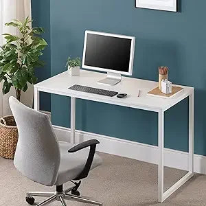 Modern 63 Inch Computer Desk Easy Assembly Office Workstation