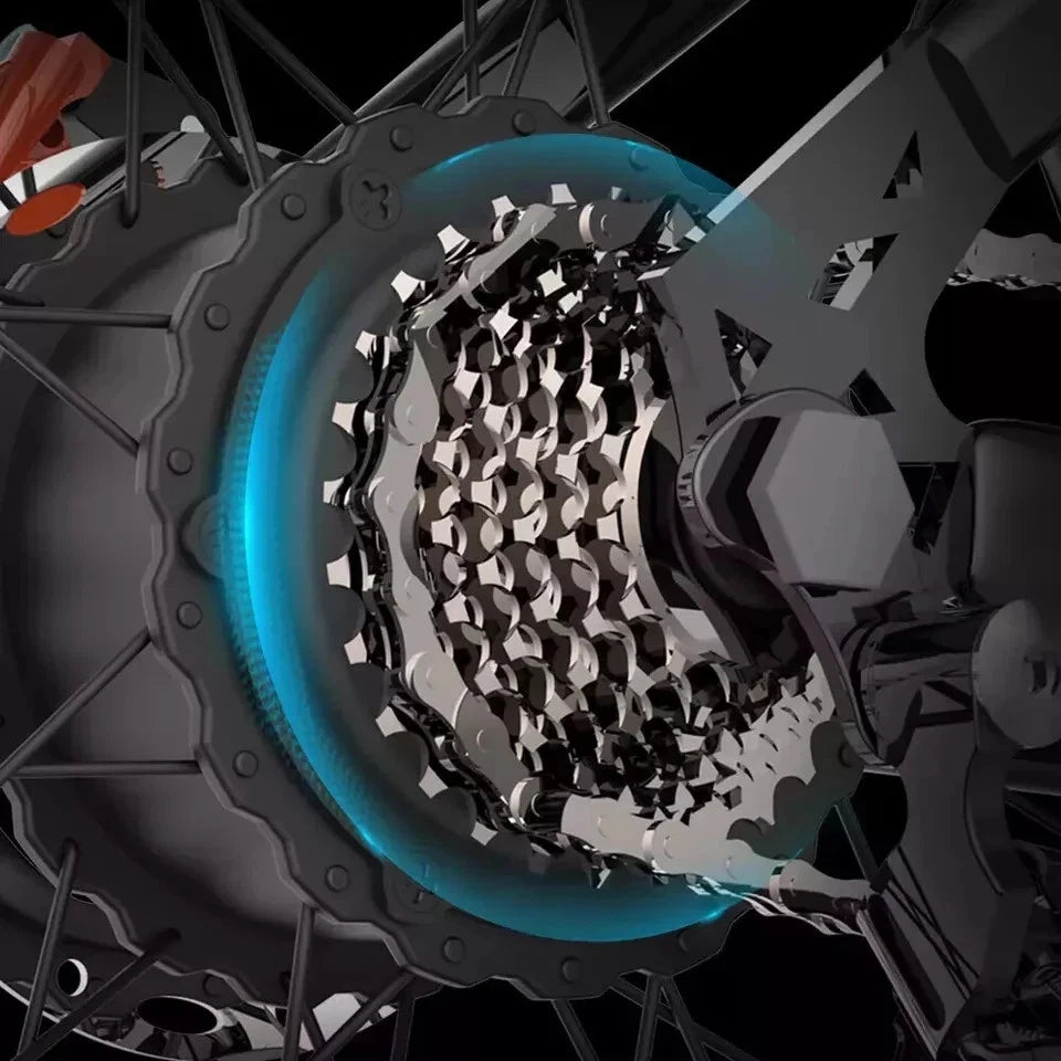 Ridstar 3000W Electric Bike 52V Dual Motor Fat Tire Mountain Bicycle