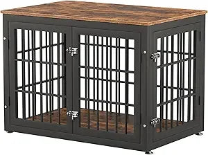 Heavy Duty Dog Crate Furniture for Large Medium Dogs Indoor End Table
